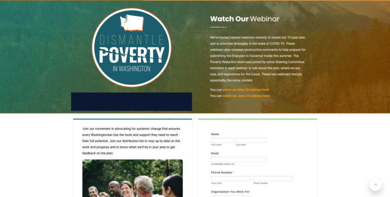 Dismantling Poverty in Washington (4)